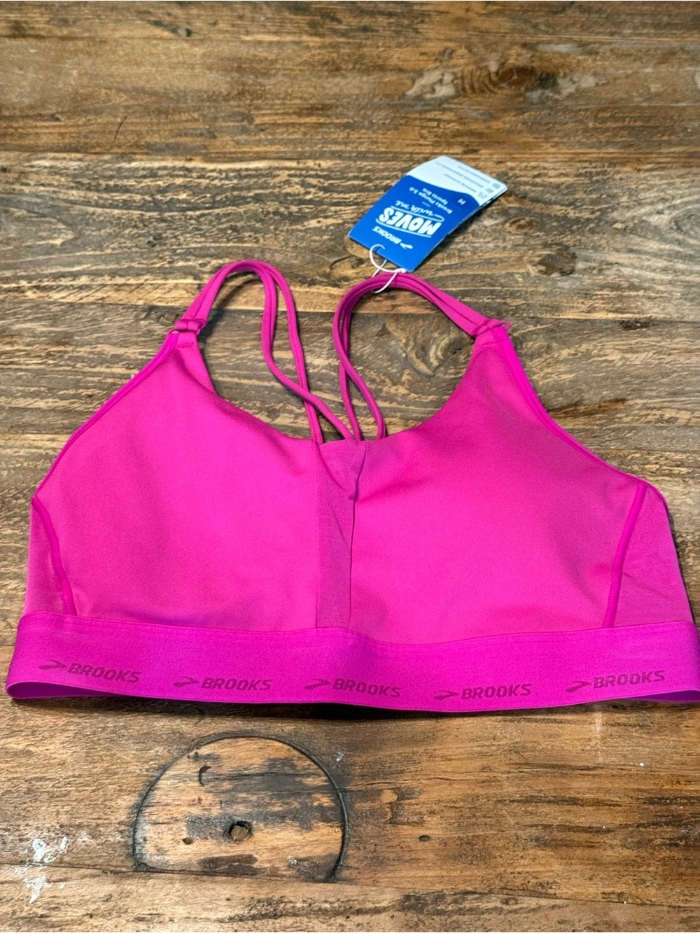 Brooks Plunge 3.0 Hot Pink Strappy Medium-Support Sports Bra